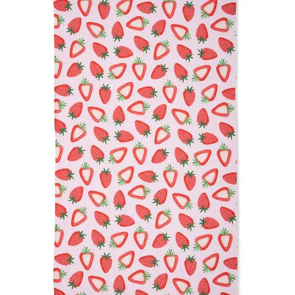 Sweet Strawberry Tea Towel