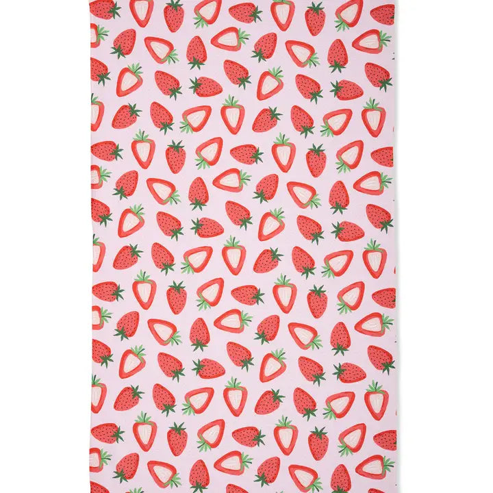 Sweet Strawberry Tea Towel