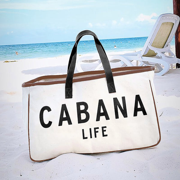 Cabana Life Canvas Tote