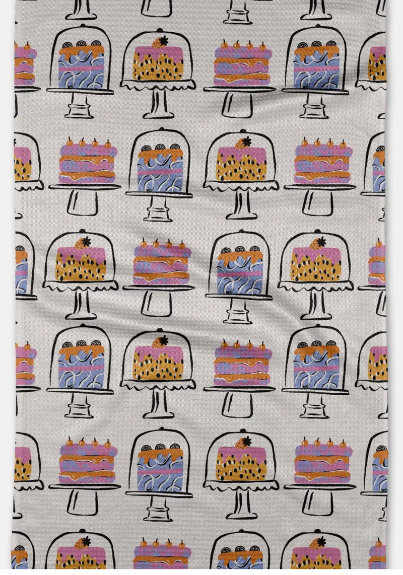 Cakes in the Window Tea Towel