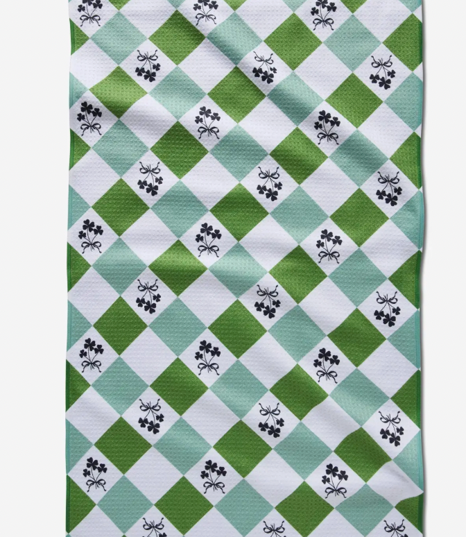 Diamond Bow Tea Towel