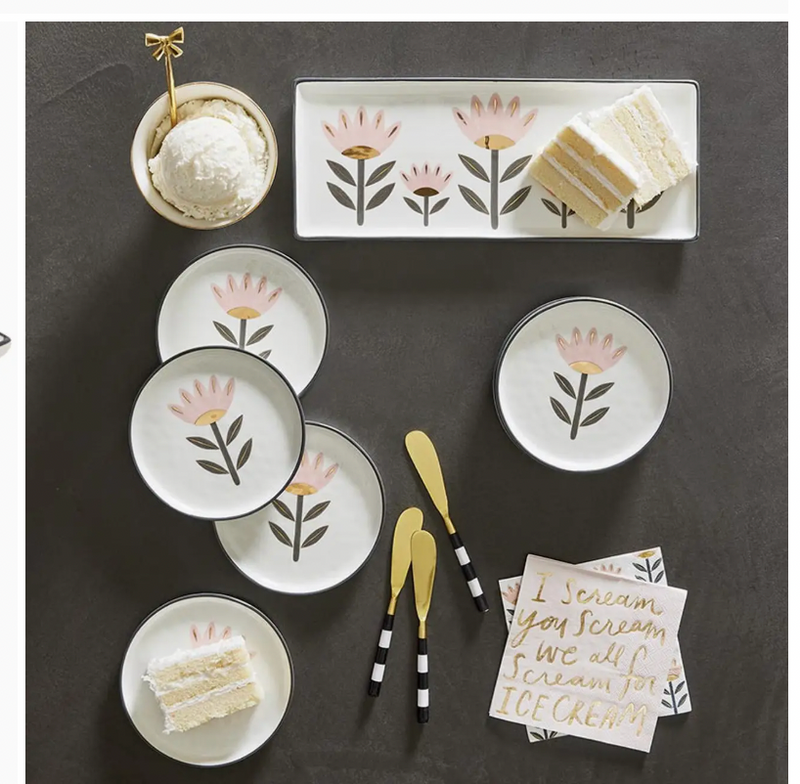 Ceramic Tray Flowers
