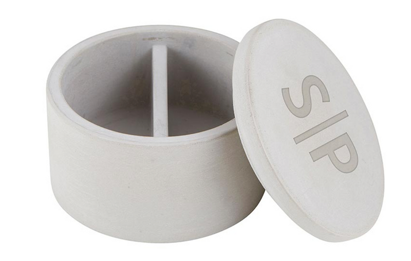 Cement Salt and Pepper Jar