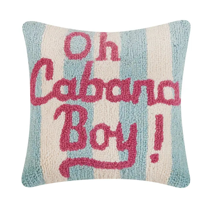 Cabana Boy Hook Pillow