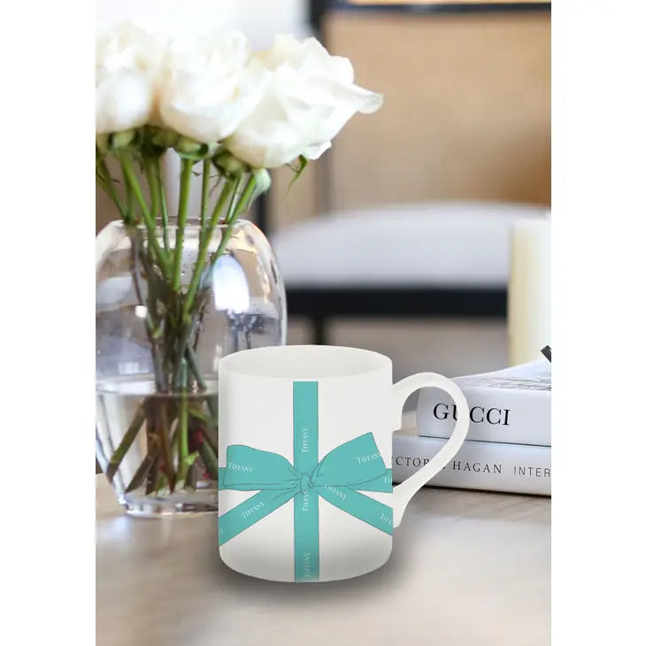 Tiffany Bow Fine Bone China Mug